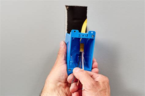 install old work ceiling junction box|installing ceiling outlet box.